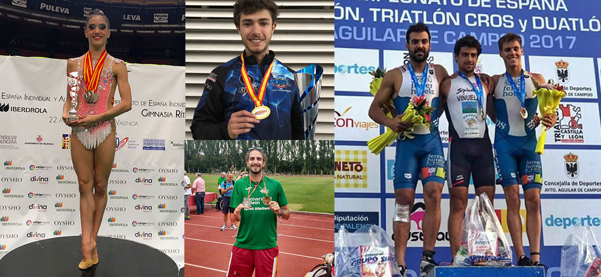 Los deportistas del Golden Dreams Team en la élite nacional